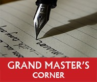 Grand Master's Corner