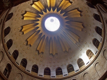 Interior of the Basilica of the Holy Sepulchre