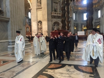 funeral of Cardinal Montezemolo