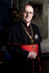 Le cardinal Fernando Filoni, Grand Maître de l’Ordre