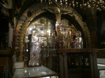 Golgotha dans la basilique du Saint-Sépulcre